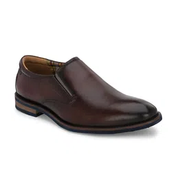 Overdrive Men Leather Formal Slip-On Shoes image 2