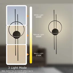 smartway lighting White Metal Tagus Wall Lamp image 3