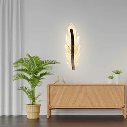 smartway lighting White Metal Petal Wall Lamp image 1