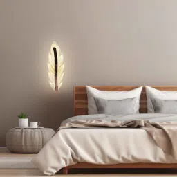 smartway lighting White Metal Petal Wall Lamp image 3