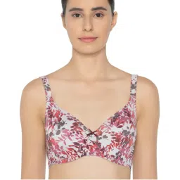 Triumph Non Padded Wired Floral Print Minimizer Bra - Multi-Color-picture-16