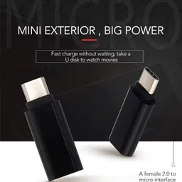 EASYSHOP 2In1 Type C To 3.5 Mm Jack Audio Connector With Noise Cancelling Headphones Jack Converter Audio Adapter. With Type C To 3.5 Mm Charging Audio&Charging(Not Compatible With Samsung,Google,Mi) image 5