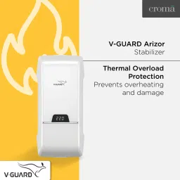 V-GUARD Arizor 4170 12 Amps Voltage Stabilizer For 1.5 Ton Inverter Air Conditioner (170 - 270 V, Fail Safe Circuit Protection, White) image 5
