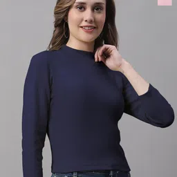 FBAR Pack of 2 High Neck Fitted Tops-image-87