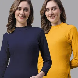 FBAR Pack Of 2 High Neck Cotton Top-picture-26