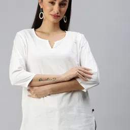 Bareblow Round Neck Cotton Top-picture-10