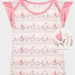 MiArcus Pink Floral Print Short Sleeve Top-picture-10