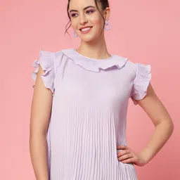 plusS Flutter Sleeve Ruffles Regular Top-picture-20