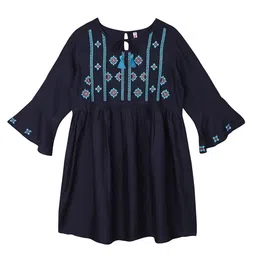 Ishin Girls Embroidered Bell Sleeve Top-picture-57