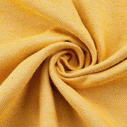 Yellow Polyester Solid 9 Ft Blackout Eyelet 2 Door Curtains By Deco Window image 5