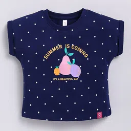 Ginie Girls Printed Round Neck Extended Sleeves T-shirt-picture-14