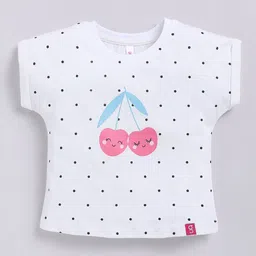 Ginie Girls Round Neck Graphic Printed Top-image-60