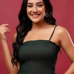 FERANOID Smocked Crop Top-picture-27