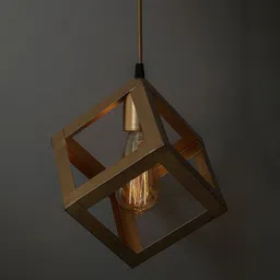Homesake Gold-Toned Solid Handcrafted Filament Pendent Lamp-image-64