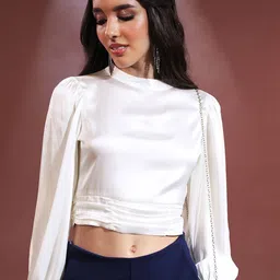 Tokyo Talkies High Neck Cut Out Top-picture-26