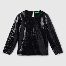 United Colors of Benetton Round Neck Sequined Top-picture-36