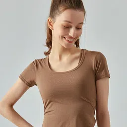 JC Collection Fitted Crop Sports Top-picture-11