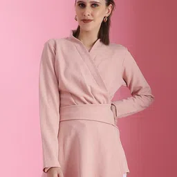 Selvia Wrap Longline Top-picture-34