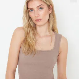 Trendyol Pack Of 2 Sleeveless Cotton Crop Tops-picture-24