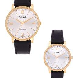 CASIO Men Leather Straps Water Resistance Analogue Watch A2160-picture-34