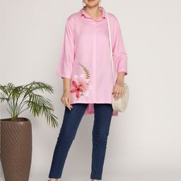 LetsDressUp Floral Printed Shirt Collar Tunics-picture-10