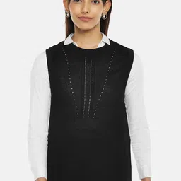 Annabelle by Pantaloons Women Black & White Full Sleeve Top-picture-38