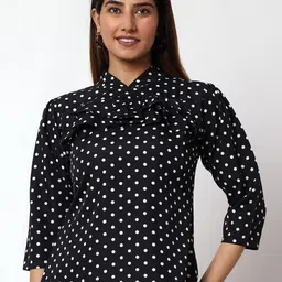 Prettify Polka Dot Printed Top-picture-21