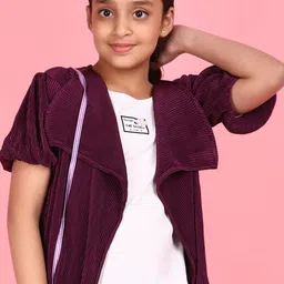 V-Mart Girls Round Neck Satin Top-picture-45