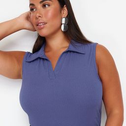 Trendyol Plus Size Sleeveless Shirt Style Top-picture-27