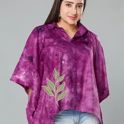 LetsDressUp Tie and Dye Kimono Sleeve Shirt Style Top-picture-19