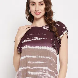 BAESD Abstract Printed Flutter Sleeves Regular Top-picture-20