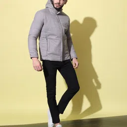 hemlock Men Solid Bomber Jacket image 5
