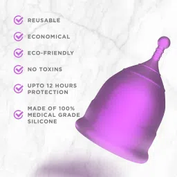 Pee Safe Extra Small Menstrual Cup | Pack Of 2 | Odour & Rash Free | Leakage Proof | Infection Free | Made With Medical Grade Silicone | Reusable Cups image 3