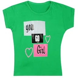 carelove CAREPLUS Pack Of 5 Graphic Print Round Neck Cotton Top image 2