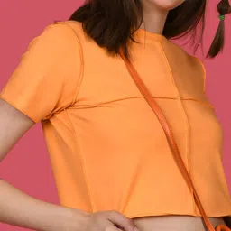 Zink London Round Neck Crop Top image 5