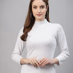 Friskers Pack Of 2 Solid White Fitted Top image 5