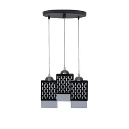 Gojeeva Black Wood Square Shaped Wall Lamp image 3