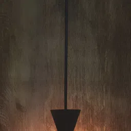 Gojeeva Black Wood Square Shaped Wall Lamp image 5