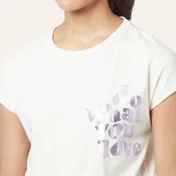 Honey by Pantaloons Print Extended Sleeves Cotton Top image 2