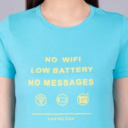 Madame Turquoise Blue Regular Top image 3