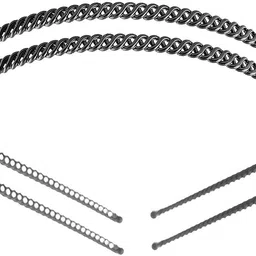 bharatgaurav 5pcs Unisex men women headbands hair bands metal boy mens sport hairband fashion Hair Band image 2