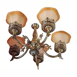 Areezo Gold Toned Bell Shaped Ceiling Lamp image 2