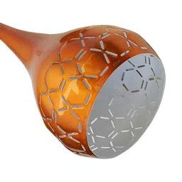 Cruv Copper Toned Bell Printed Aluminium Ceiling Lamp image 4