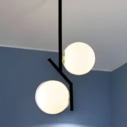 Areezo Black & White Spherical Ceiling Lamp image 3