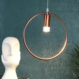 ELIANTE Gold Toned Iron Contemporary Ceiling Lamp image 2