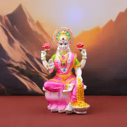 maira 925 Sterling Silver Goddess Lakshmi Ideal for Home & Office Décor Murti Decorative Showpiece-6.2 cm-picture-33