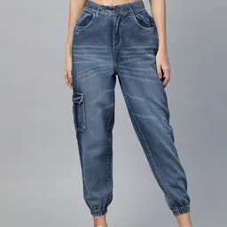 sassafras Women Regular High Rise Blue Jeans-picture-15