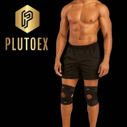 plutoex Knee Cap Support Brace For Knee Pain, Gym Workout, Running, Arthritis_Free Size Knee Support image 3