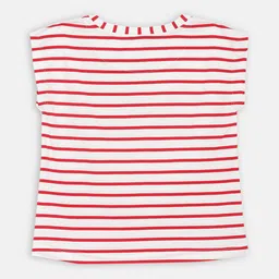 ELLE Multicoloured Striped Extended Sleeves Top image 2