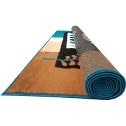 bhcarpet Blue, Grey Acrylic Carpet image 2